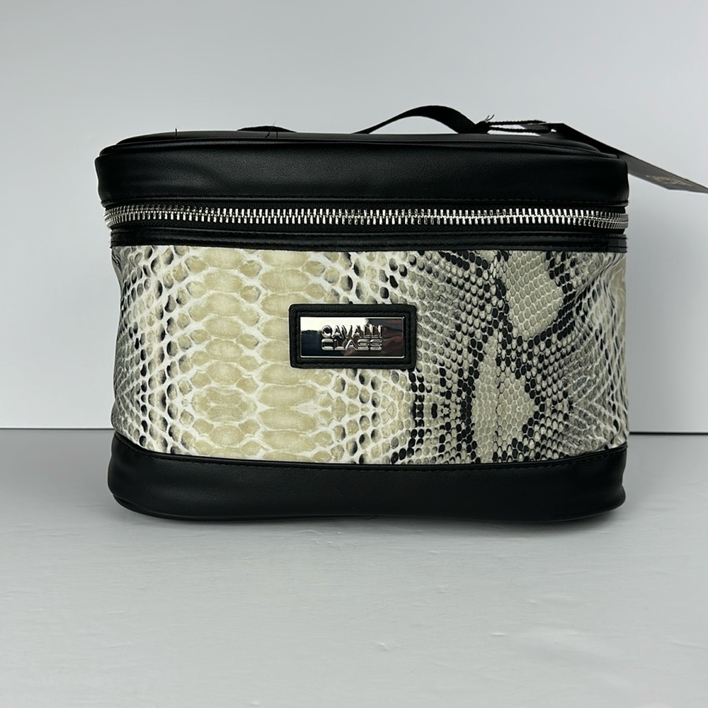 NWT Roberto Cavalli Cavalli Class Toiletry cosmetic makeup case